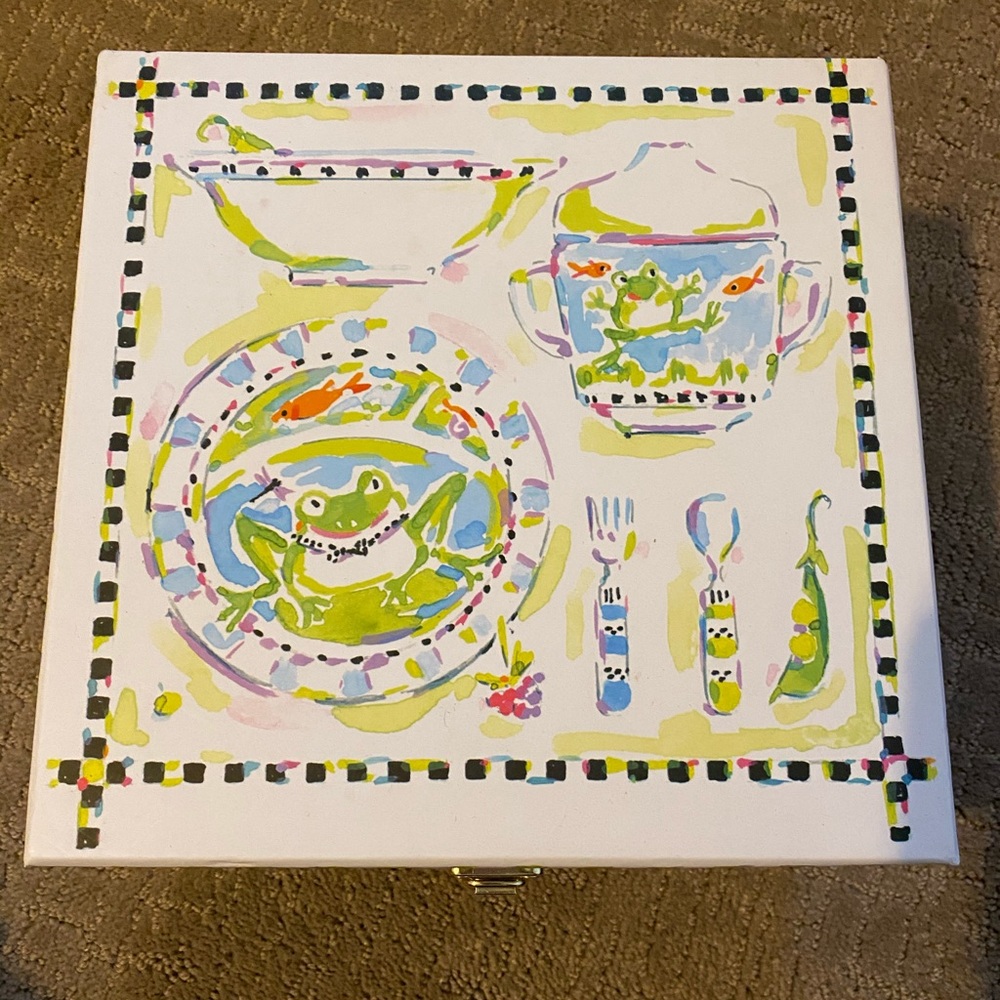 Mackenzie Childs Frog Dinnerware Set Kids
